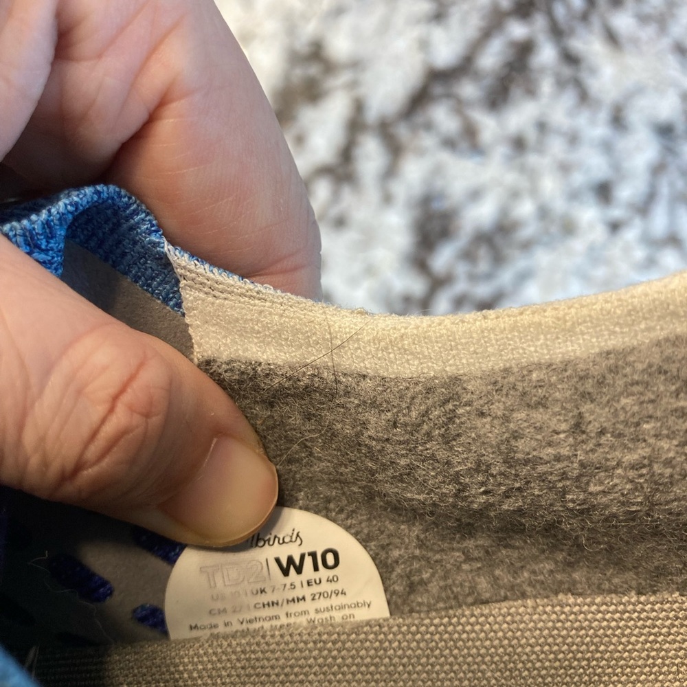 Allbirds Tree Dasher 2 Women Size 10 Blue - Picture 7 of 8